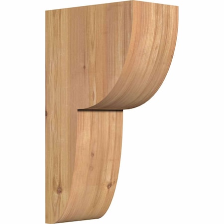 Crestline Smooth Corbel, Western Red Cedar, 5 1/2"W x 10"D x 18"H